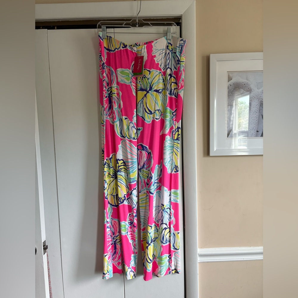 NWT Lilly Pulitzer XL Georgia May Palazzo Pants